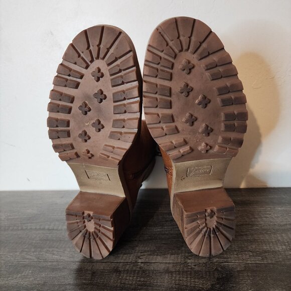 Zodiac Women's Boots Block Heel Side Zipper Brown Size 10 - Picture 7 of 12